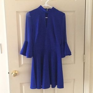 Royal blue dress